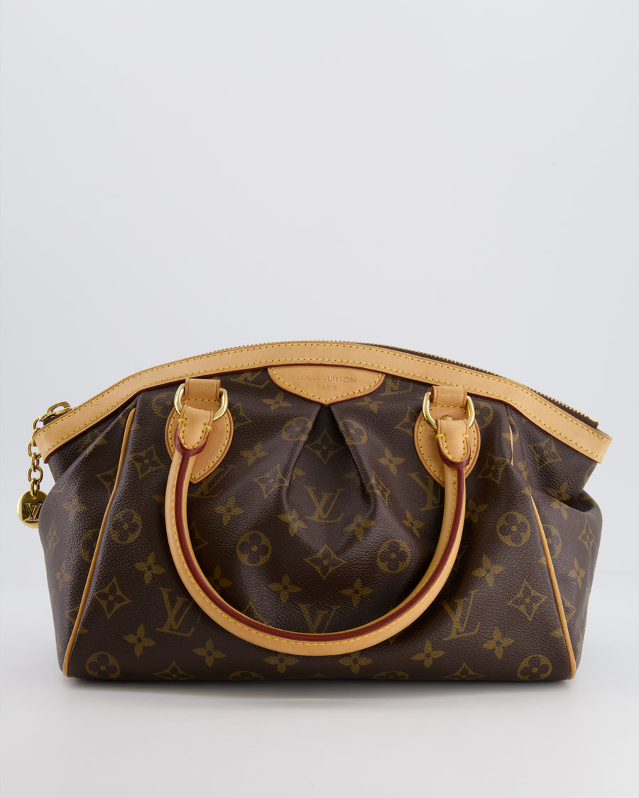 Louis Vuitton Brown Monogram Canvas Tivoli Bag with Gold Hardware