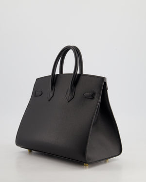 *HOLY GRAIL* Hermès Birkin 25cm Sellier Bag in Noir Epsom Leather with Gold Hardware