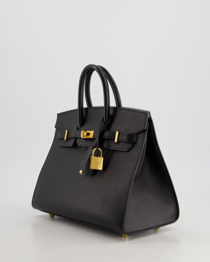 *HOLY GRAIL* Hermès Birkin 25cm Sellier Bag in Noir Epsom Leather with Gold Hardware