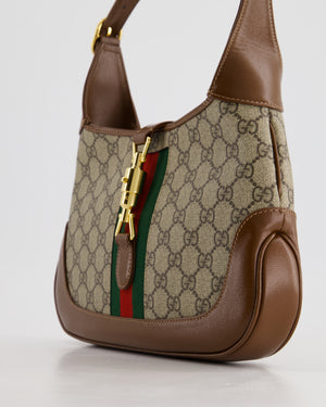 Gucci Brown Monogram Jackie 1961 Small Shoulder Bag RRP £2420