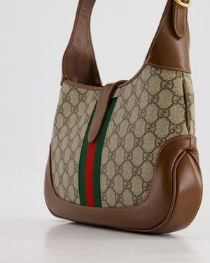 Gucci Brown Monogram Jackie 1961 Small Shoulder Bag RRP £2420