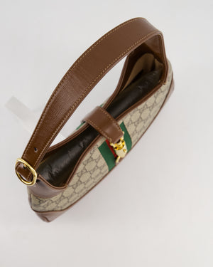 Gucci Brown Monogram Jackie 1961 Small Shoulder Bag RRP £2420