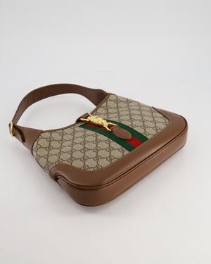 Gucci Brown Monogram Jackie 1961 Small Shoulder Bag RRP £2420