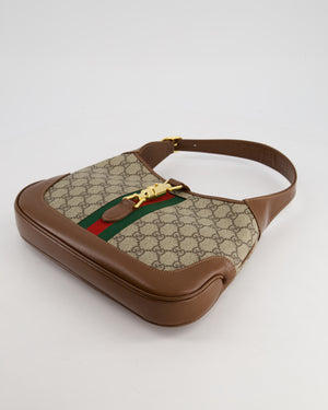 Gucci Brown Monogram Jackie 1961 Small Shoulder Bag RRP £2420