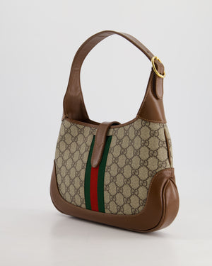 Gucci Brown Monogram Jackie 1961 Small Shoulder Bag RRP £2420