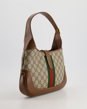 Gucci Brown Monogram Jackie 1961 Small Shoulder Bag RRP £2420