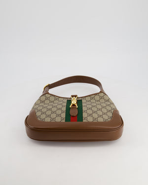 Gucci Brown Monogram Jackie 1961 Small Shoulder Bag RRP £2420