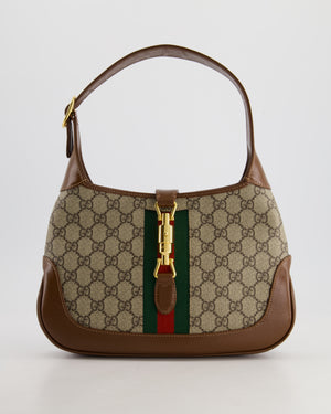 Gucci Brown Monogram Jackie 1961 Small Shoulder Bag RRP £2420