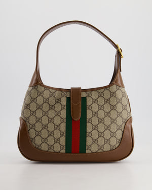 Gucci Brown Monogram Jackie 1961 Small Shoulder Bag RRP £2420