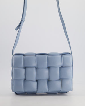 *HOT COLOUR & FIRE PRICE* Bottega Veneta Sky Blue Padded Cassette Bag with Gold Hardware RRP £2,780