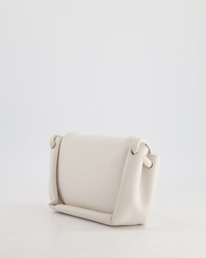 *FIRE PRICE* Bottega Veneta White Small Beak Envelope Crossbody Bag