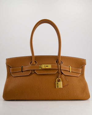 *FIRE PRICE* Hermès Birkin JPG Bag in Gold Ardennes Leather with Gold Hardware