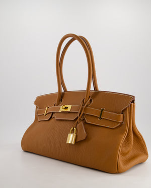 *FIRE PRICE* Hermès Birkin JPG Bag in Gold Ardennes Leather with Gold Hardware