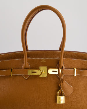 *FIRE PRICE* Hermès Birkin JPG Bag in Gold Ardennes Leather with Gold Hardware