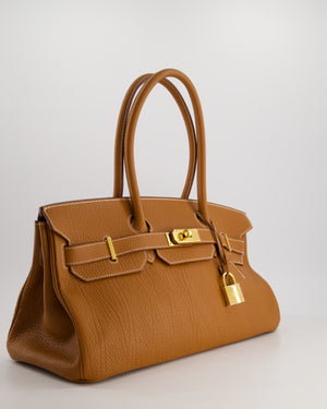 *FIRE PRICE* Hermès Birkin JPG Bag in Gold Ardennes Leather with Gold Hardware