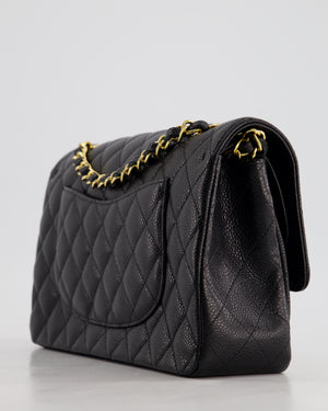 *RARE* Chanel Medium Black Classic Double Flap in Caviar Leather with Gold Hardware RRP £8,830