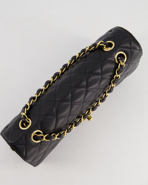 *RARE* Chanel Medium Black Classic Double Flap in Caviar Leather with Gold Hardware RRP £8,830