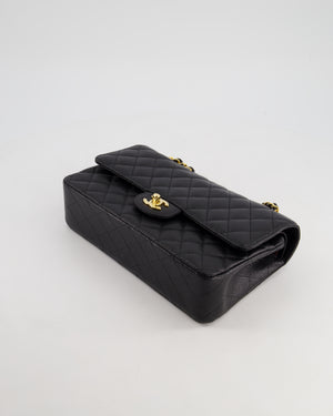 *RARE* Chanel Medium Black Classic Double Flap in Caviar Leather with Gold Hardware RRP £8,830