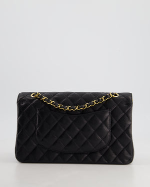 *RARE* Chanel Medium Black Classic Double Flap in Caviar Leather with Gold Hardware RRP £8,830