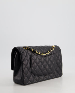 *RARE* Chanel Medium Black Classic Double Flap in Caviar Leather with Gold Hardware RRP £8,830