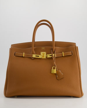 Hermès Birkin Bag 35cm in Gold Togo Leather with Gold Hardware