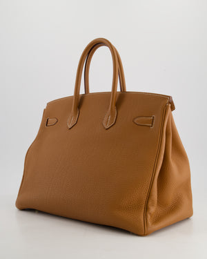 Hermès Birkin Bag 35cm in Gold Togo Leather with Gold Hardware