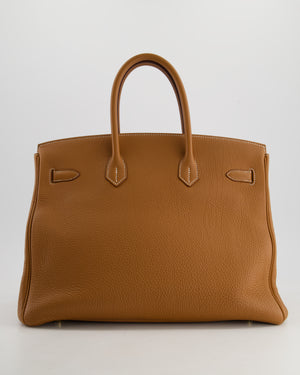 Hermès Birkin Bag 35cm in Gold Togo Leather with Gold Hardware