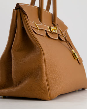 Hermès Birkin Bag 35cm in Gold Togo Leather with Gold Hardware