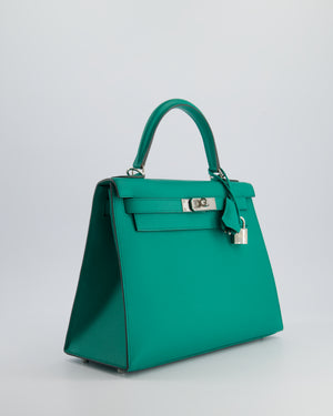 Hermès Kelly Sellier 28cm in Vert Jade Epsom Leather with Palladium Hardware