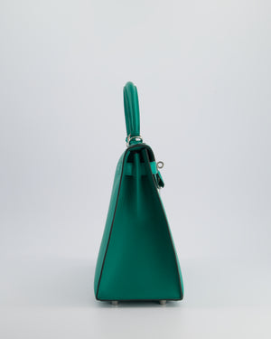 Hermès Kelly Sellier 28cm in Vert Jade Epsom Leather with Palladium Hardware