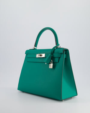 Hermès Kelly Sellier 28cm in Vert Jade Epsom Leather with Palladium Hardware