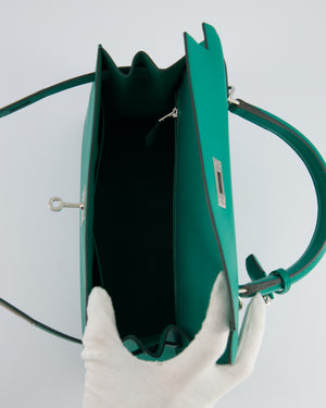 Hermès Kelly Sellier 28cm in Vert Jade Epsom Leather with Palladium Hardware