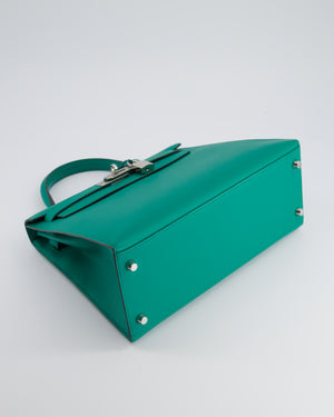 Hermès Kelly Sellier 28cm in Vert Jade Epsom Leather with Palladium Hardware