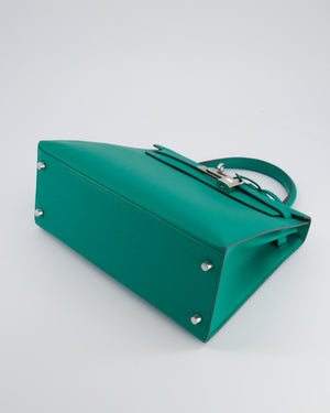 Hermès Kelly Sellier 28cm in Vert Jade Epsom Leather with Palladium Hardware