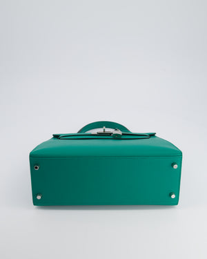 Hermès Kelly Sellier 28cm in Vert Jade Epsom Leather with Palladium Hardware