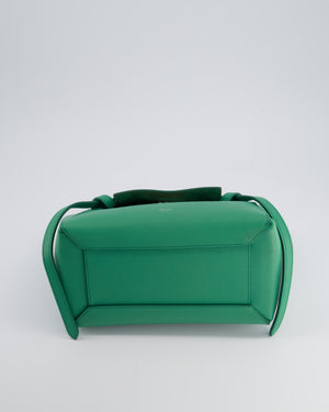 Celine Green Medium Belt Bag with Silver Hardware