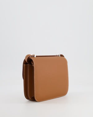 *HOT* Hermès Constance Mini 18cm Bag in Gold Epsom Leather with Palladium Hardware