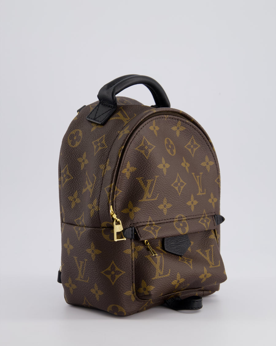 Louis Vuitton Palm Springs Mini Backpack in Monogram Canvas with Gold Hardware