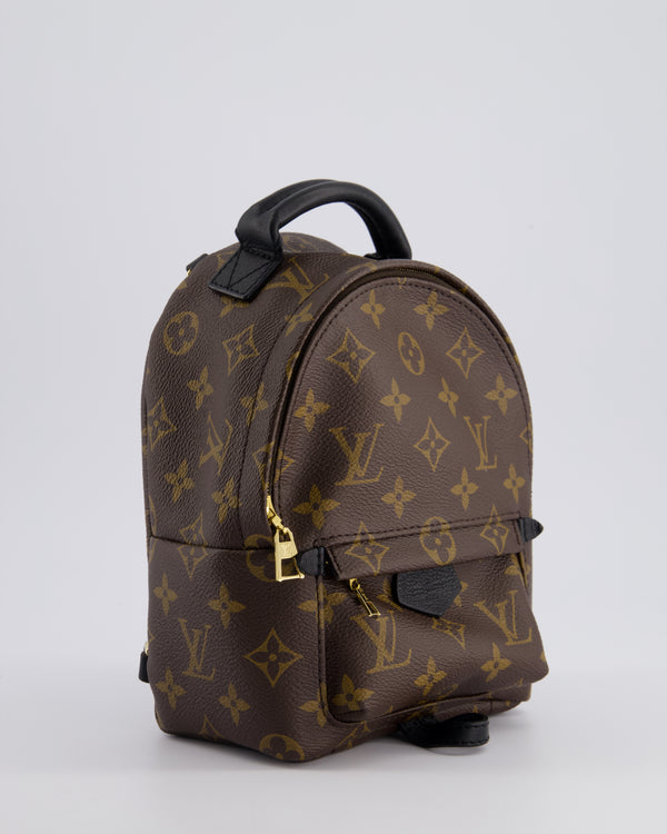 Louis Vuitton Palm Springs Mini Backpack in Monogram Canvas with Gold Hardware