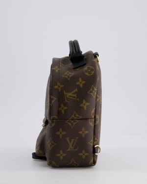 Louis Vuitton Palm Springs Mini Backpack in Monogram Canvas with Gold Hardware