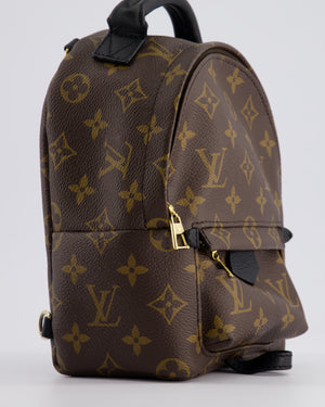 Louis Vuitton Palm Springs Mini Backpack in Monogram Canvas with Gold Hardware