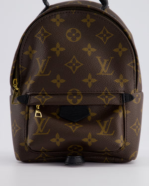 Louis Vuitton Palm Springs Mini Backpack in Monogram Canvas with Gold Hardware