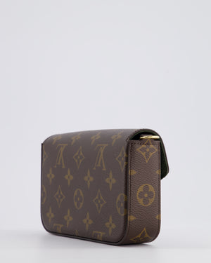 Louis Vuitton Felicie Strap & Go Bag in Monogram Canvas with Khaki Strap & Gold Hardware RRP £1,690