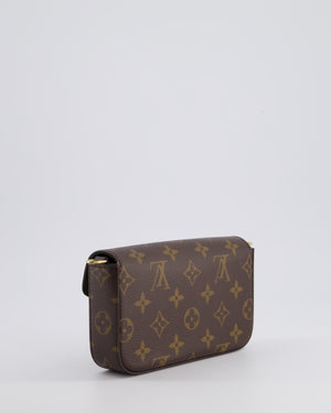 Louis Vuitton Felicie Strap & Go Bag in Monogram Canvas with Khaki Strap & Gold Hardware RRP £1,690