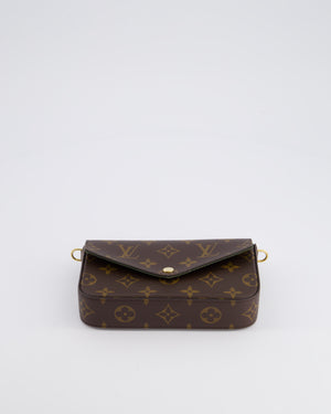 Louis Vuitton Felicie Strap & Go Bag in Monogram Canvas with Khaki Strap & Gold Hardware RRP £1,690