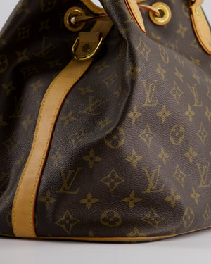 Louis Vuitton 2Way Turenne MM Bucket Bag in Monogram Coated Canvas & Vacchetta Leather with Gold Hardware