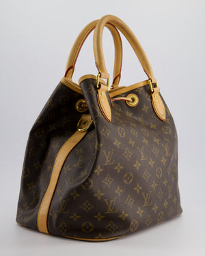 Louis Vuitton 2Way Turenne MM Bucket Bag in Monogram Coated Canvas & Vacchetta Leather with Gold Hardware