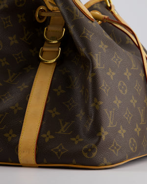 Louis Vuitton 2Way Turenne MM Bucket Bag in Monogram Coated Canvas & Vacchetta Leather with Gold Hardware