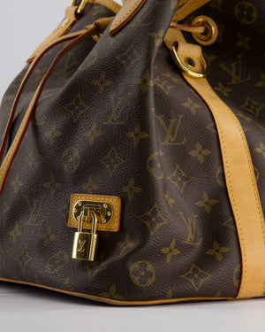 Louis Vuitton 2Way Turenne MM Bucket Bag in Monogram Coated Canvas & Vacchetta Leather with Gold Hardware