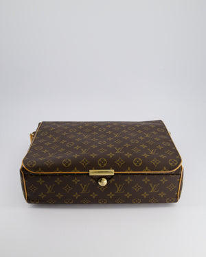 Louis Vuitton Brown Abbesses Messanger Bag in Monogram Coated Canvas & Vacchetta Leather with Gold Hardware